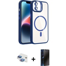 BUTİMAR'S iPhone 11 Yadigar Asil Koleksiyonu - Siyah 3D Antistatik Hayalet Cam Ekran Koruyucu + Gökkuşağı Pers Alüminyum Kamera Lens