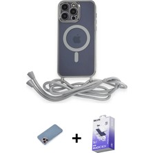 BUTİMAR'S iPhone 13 Pro Max Eksen Özel Seri - Siyah Bilvis 5in1 5d Magic Hayalet Cam Ekran Koruyucu + Pembe Shine Kamera Lens Koruma Cam