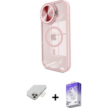 BUTİMAR'S iPhone 14 Pro Max Kıvılcım Modern Koleksiyonu - Siyah Bilvis 5in1 3D Magic Cam Ekran Koruyucu + Gold Band Metal Kamera Lens