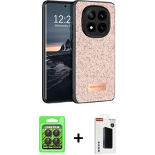 BUTİMAR'S Redmi Note 14 Pro 4g Vadi Klasik Serisi - Şeffaf Hayalet Polymer Nano Ekran Koruyucu + Siyah Raze Metal Kamera Lens