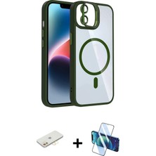 BUTİMAR'S iPhone 11 Yadigar Asil Koleksiyonu - Siyah 3D Antistatik Cam Ekran Koruyucu + Sarı Renkli Kamera Lens Koruma Cam