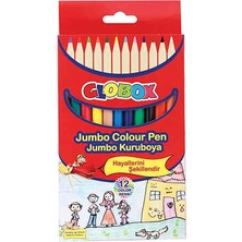 Kitabevimden Globox Kuru Boya Kısa 12 Li 3670