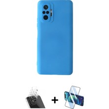 BUTİMAR'S Redmi Note 10 Pro Ahenk Serisi - Siyah 3D Antistatik Cam Ekran Koruyucu + Şeffaf Kamera Lens Koruma Cam