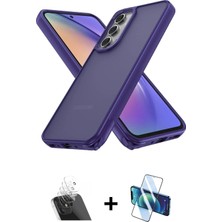 BUTİMAR'S Galaxy A14 4g Atlas Form - Siyah 3D Antistatik Seramik Nano Ekran Koruyucu + Şeffaf Kamera Lens Koruma Cam