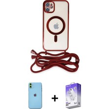 BUTİMAR'S iPhone 11 Eksen Özel Seri - Siyah Bilvis 5in1 3D Magic Cam Ekran Koruyucu + Yeşil Neon Fosforlu Kamera Lens