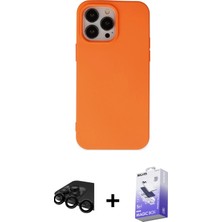 BUTİMAR'S iPhone 15 Pro Ahenk Serisi - Siyah Bilvis 5in1 5d Magic Hayalet Cam Ekran Koruyucu + Siyah Raze Metal Kamera Lens