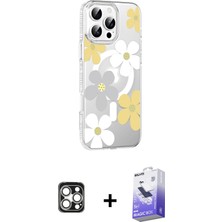 BUTİMAR'S iPhone 16 Pro Max Yörünge Işık Prime - Siyah Bilvis 5in1 5d Magic Hayalet Cam Ekran Koruyucu + Gümüş Pvd Metal Kamera Lens