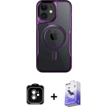 BUTİMAR'S iPhone 11 Yadigar Klasik Özel Seri - Siyah Bilvis 5in1 5d Magic Hayalet Cam Ekran Koruyucu + Turuncu Pvd Metal Kamera Lens