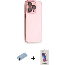 BUTİMAR'S iPhone 13 Pro Max Siluet Minimal Özel Seri - Siyah Joko 5d Cam + Mavi Shine Kamera Lens Koruma Cam