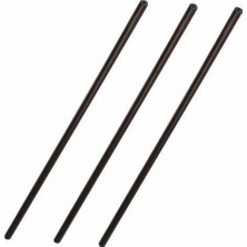 Twin Store Mum Sıcak Silikon Siyah 6,2 mm 30 cm 3 Adet