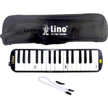 Twin Store 32 Tuşlu Bez Çantalı Melodika Siyah