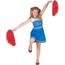 Twin Store 1 Çift ( 2 Adet ) Kırmızı Renk 23 Nisan Gösteri Ponponu