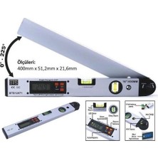 Twin Store Bts 12471 Dijital Açı Ölçerli Su Terazisi 40 cm