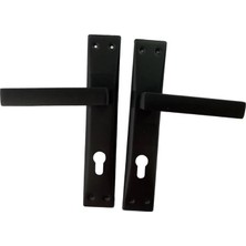 Twin Store Adil Riva Mat Siyah Yale Kapı Kolu