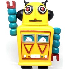 Twin Store Nostaljik Sevimli Uzaylı Robot Şeklinde Figür Biblo
