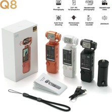 Serreha 4K Aksiyon Kamerası, Video Bloglar ve Video Kaydı Için Uygun (Tripod ve Sd Kart Dahil )