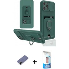 BUTİMAR'S iPhone 12 Pro Max Vadi Form Prime - Siyah 5d Eko Cam Ekran Koruyucu + Gold Metal Kamera Lens Koruma Cam