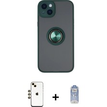 BUTİMAR'S iPhone 14 Yörünge Çizgi - Siyah Joko Magic 5d Cam + Gold Shine Kamera Lens