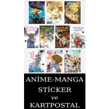 Gerekli Şeyler Yayıncılık Vadedilmiş Yokyer 11-12-13-14-15-16-17-18-19-20 Manga Seti (10 Kitap) / Anime-Manga Sticker ve Kartpostal Hediyeli