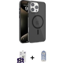 BUTİMAR'S iPhone 16 Pro Max Doruk Doku Özel Seri - Siyah Joko Magic 5d Cam + Titanyum Gri Bilvis Titan Kamera Lens