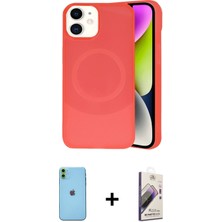 BUTİMAR'S iPhone 11 Ufuk Serisi - Siyah Bilvis 3D Mat Cam Ekran Koruyucu + Yeşil Neon Fosforlu Kamera Lens