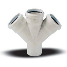 Twin Store Ege Yıldız 110X110X110 Pvc Çift Çatal 3,2 mm