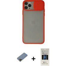 BUTİMAR'S iPhone 11 Pro Vadi Çizgi - Siyah 5d Hayalet Cam Ekran Koruyucu + Gold Shine Kamera Lens Koruma Cam