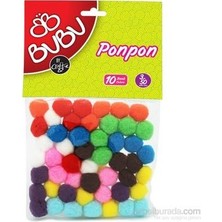 Kitabevimden Bu-Bu Pon Pon 3 cm 50 Li Karma BU-BU00110