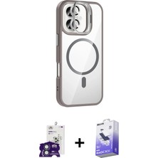 BUTİMAR'S iPhone 16 Yadigar Asil Koleksiyonu - Siyah Bilvis 5in1 5d Magic Hayalet Cam Ekran Koruyucu + Yeşil Bilvis Titan Kamera Lens