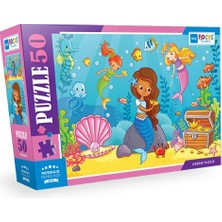 TeknoKapsül Blue Fus - Mermaid (Deniz Kızı) - Puzzle 50 Parça