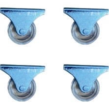 Twin Store Furç Sabit Teker - 32MM - Şeffaf HKS236 - 4 Adet