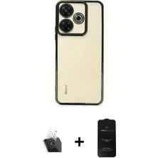 BUTİMAR'S Redmi 13 4g Vadi Minimal - Siyah 6d Antistatik Mat Seramik Hayalet Nano Ekran Koruyucu + Şeffaf Kamera Lens Koruma Cam