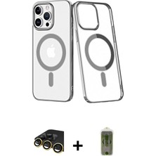 BUTİMAR'S iPhone 14 Pro Yörünge Minimal - Siyah Joko Magic 5d Hayalet Cam + Gold Raze Metal Kamera Lens