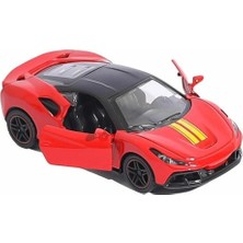 Twin Store WK-6643-06S Çek Bırak Şeritli Spor Araba 1:43 -Vardem