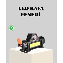Twin Store Kamp Doğa Için Şarjlı LED Baş Feneri – Mıknatıslı, Su Geçirmez