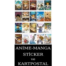 Gerekli Şeyler Yayıncılık Vadedilmiş Yokyer 1-20 Eksizsiz Manga Seti (20 Kitap) / Tamamlanmış Seri / Anime-Manga Sticker ve Kartpostal Hediyeli