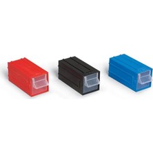 Twin Store Portbag PÇ010 Çekmece Mavi-Kırmızı