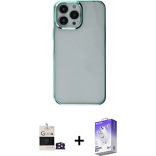 BUTİMAR'S iPhone 14 Pro Max Doruk Doku Prime - Siyah Bilvis 5in1 3D Magic Cam Ekran Koruyucu + Gold Bilvis Titan Kamera Lens