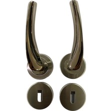 Twin Store Sofuoğlu Rozet Lerzan Nikel Saten Oda Kapı Kolu