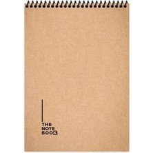 Kitabevimden Keskin Color Bloknot Spiralli Sert Kapak Kraft A4 80 Yp Çiz.