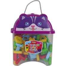 Twin Store HC1046 Hayvan Fi̇gürlü Kapta 66 Parça Geometri̇k Somun Civata