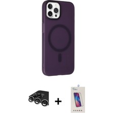 BUTİMAR'S iPhone 14 Pro Max Çekirdek Modern Prime - Siyah Joko 5d Cam + Gümüş Raze Metal Kamera Lens