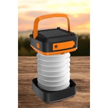 Twin Store Güneş Enerjili LED Lamba Kamp Lambası Katlanabilir Lamba USB Şarjlı