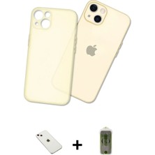 BUTİMAR'S iPhone 14 Atlas Minimal Prime - Siyah Joko Magic 5d Hayalet Cam + Pembe Diamond Kamera Lens