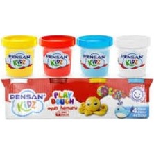 Kitabevimden Pensan Kidz Oyun Hamuru Büyük Boy (4*150) gr 4 Lü