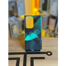 Avcı Teknoloji Market Samsung S24 Ultra Uyumlu Kristal Görünümlü Geometrik Desenli Parlak Kılıf