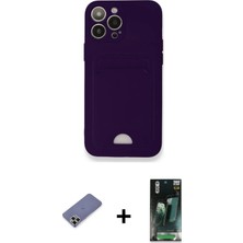 BUTİMAR'S iPhone 12 Pro Max Vadi Çizgi Prime - Siyah 360 Mat Full Body Arka Koruyucu + Gold Metal Kamera Lens Koruma Cam