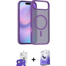 BUTİMAR'S iPhone 17 Air Siluet Minimal Prime - Siyah Bilvis 5in1 5d Magic Hayalet Cam Ekran Koruyucu + Siyah Bilvis Titan Kamera Lens