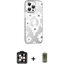 BUTİMAR'S iPhone 14 Pro Max Yörünge Işık Prime - Siyah Joko Magic 5d Hayalet Cam + Turuncu Pvd Metal Kamera Lens