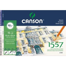 Kitabevimden Canson Resim Defteri 1557 Resim ve Ç.B.180 gr 35X50 15 Yp